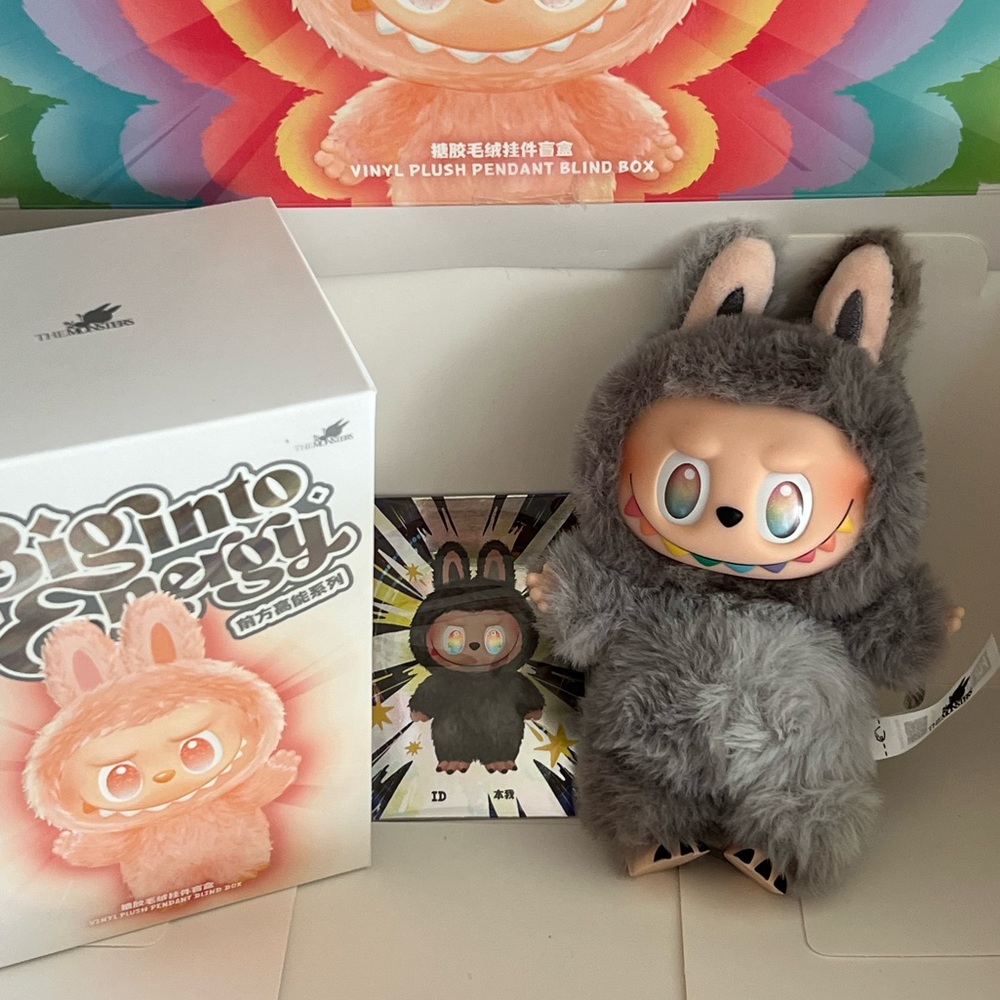 Authentic Pop MART Labubu The Monsters V3 Big Into Energy Secret ID (US Seller)